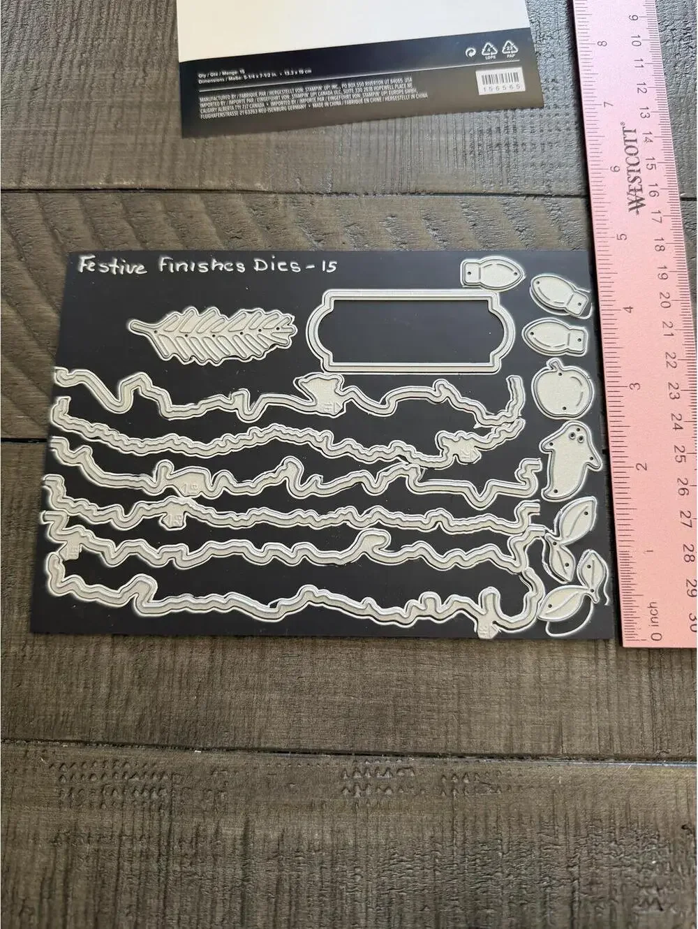 Stampin’ Up Festive Finishes Dies die cut set